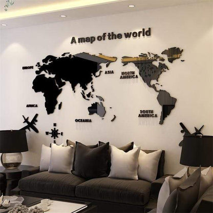 World Map Decals