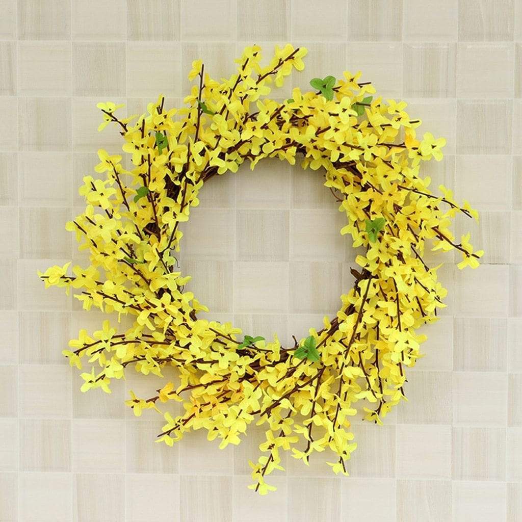 Yellow Leaves Wreath