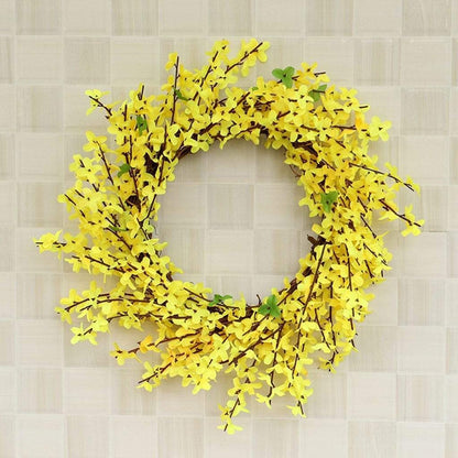 Yellow Leaves Wreath