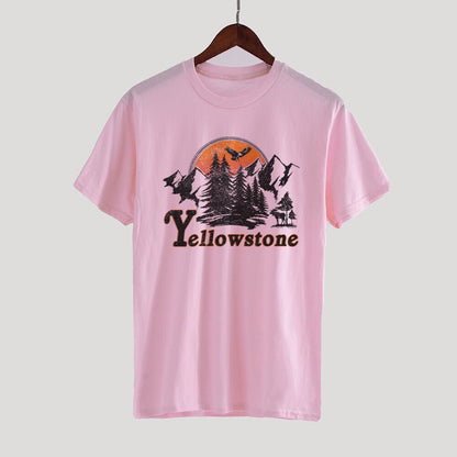 Yellowstone Sunset Graphic Tee