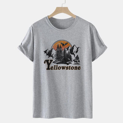 Yellowstone Sunset Graphic Tee