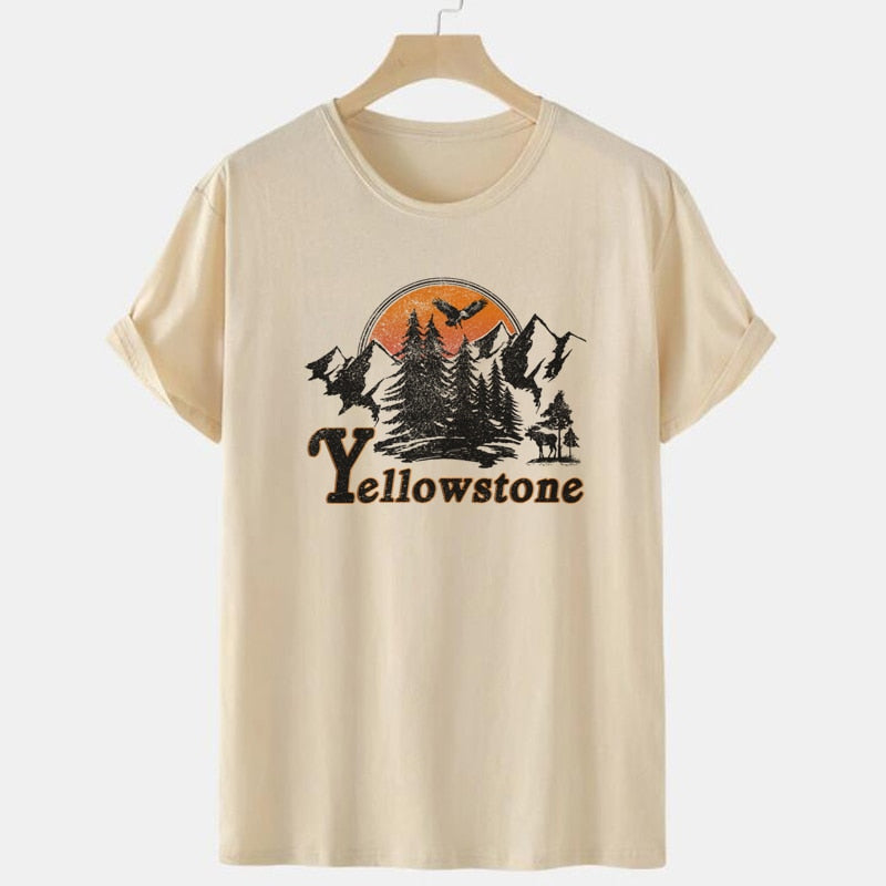 Yellowstone Sunset Graphic Tee