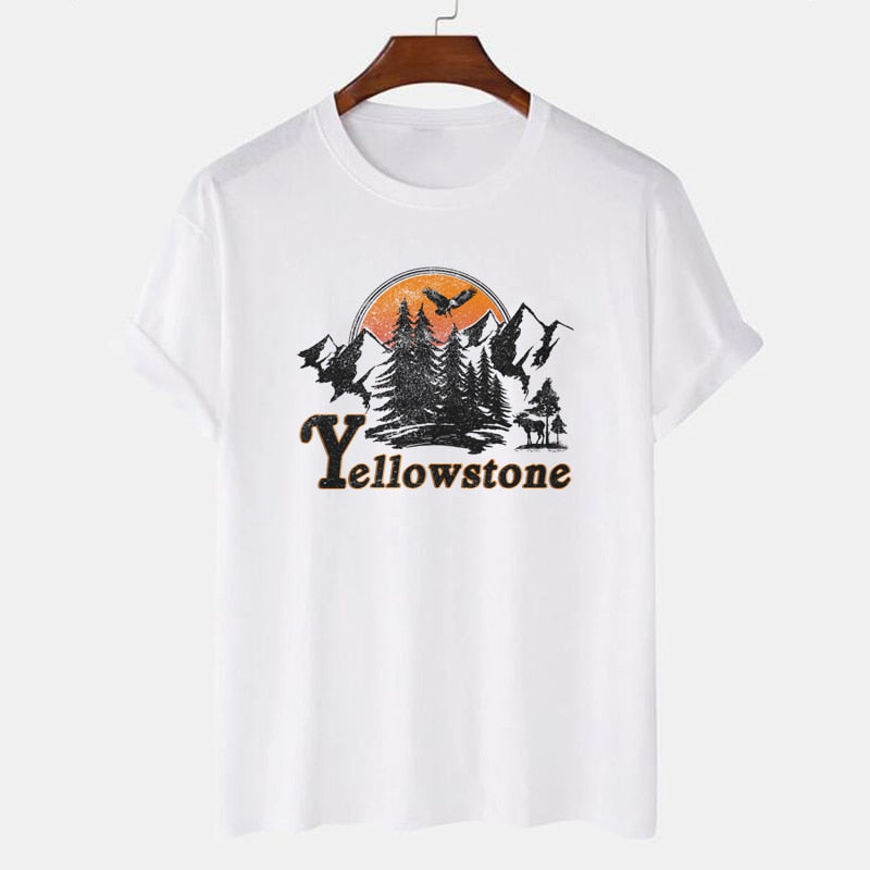 Yellowstone Sunset Graphic Tee