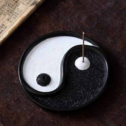 Yin & Yang Incense Stick Burner