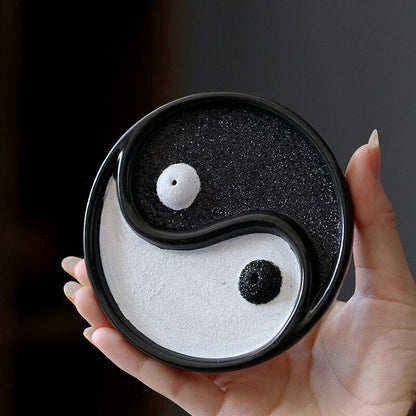 Yin & Yang Incense Stick Burner