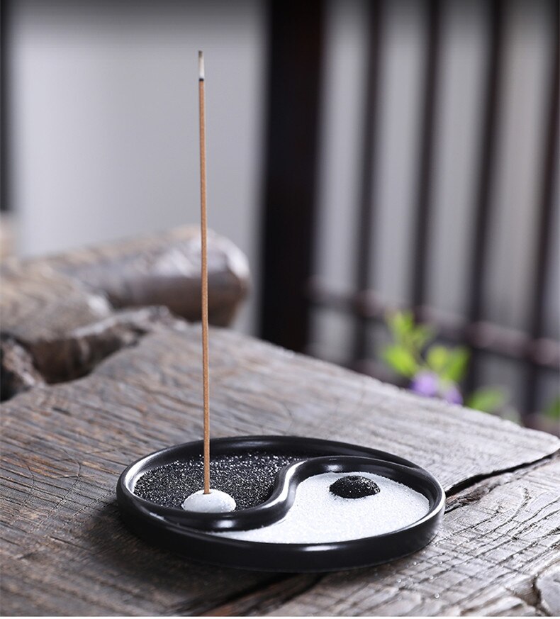 Yin & Yang Incense Stick Burner