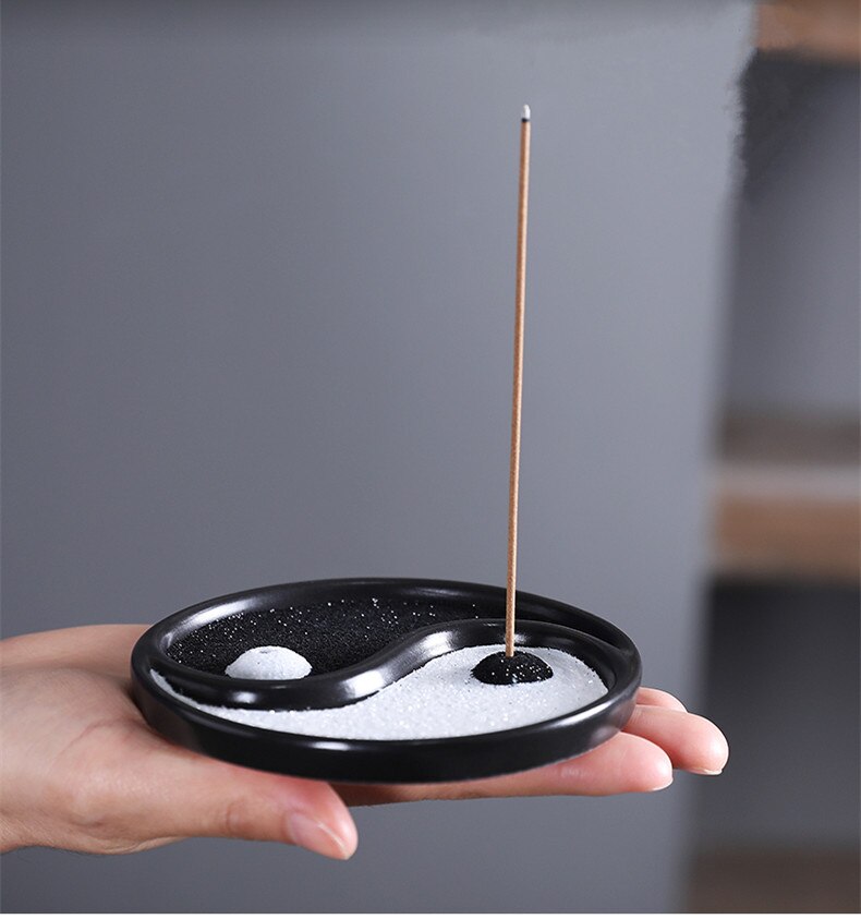 Yin & Yang Incense Stick Burner