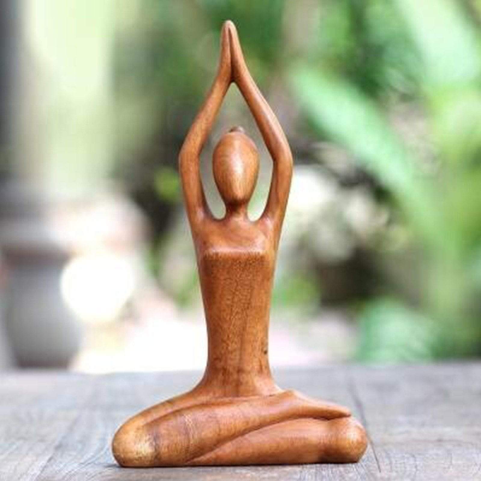 Yoga Pose Wood Figurines