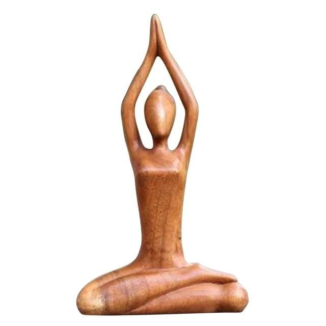 Yoga Pose Wood Figurines