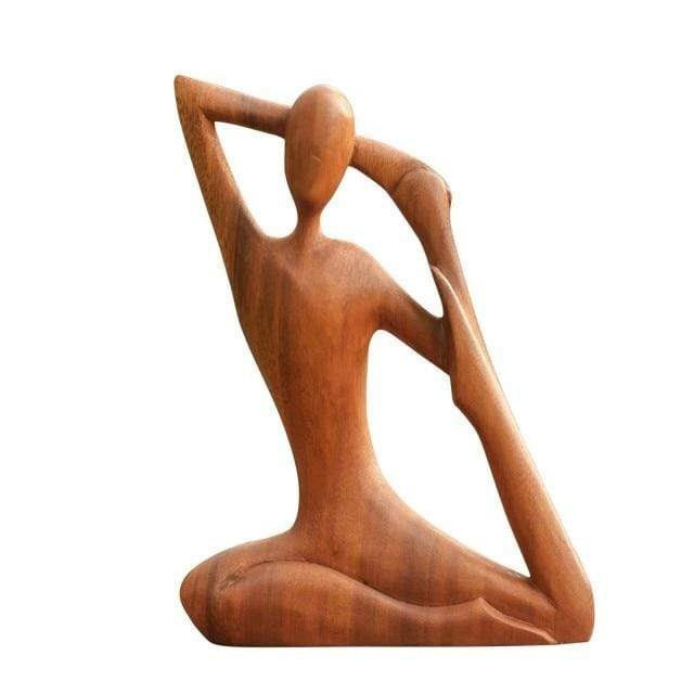 Yoga Pose Wood Figurines