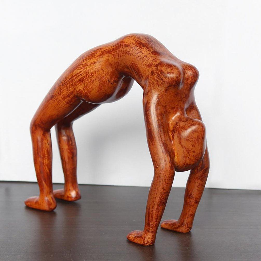 Yoga Pose Wood Figurines