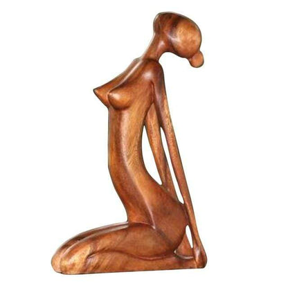 Yoga Pose Wood Figurines