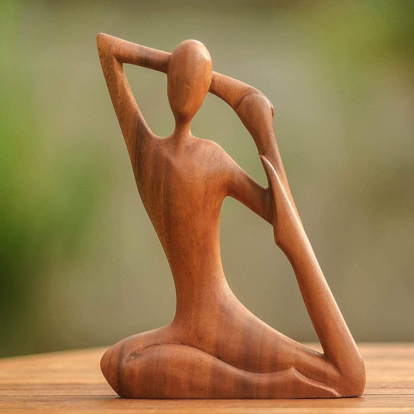 Yoga Pose Wood Figurines