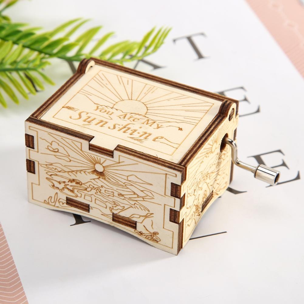 You Are My Sunshine Birch Music Box