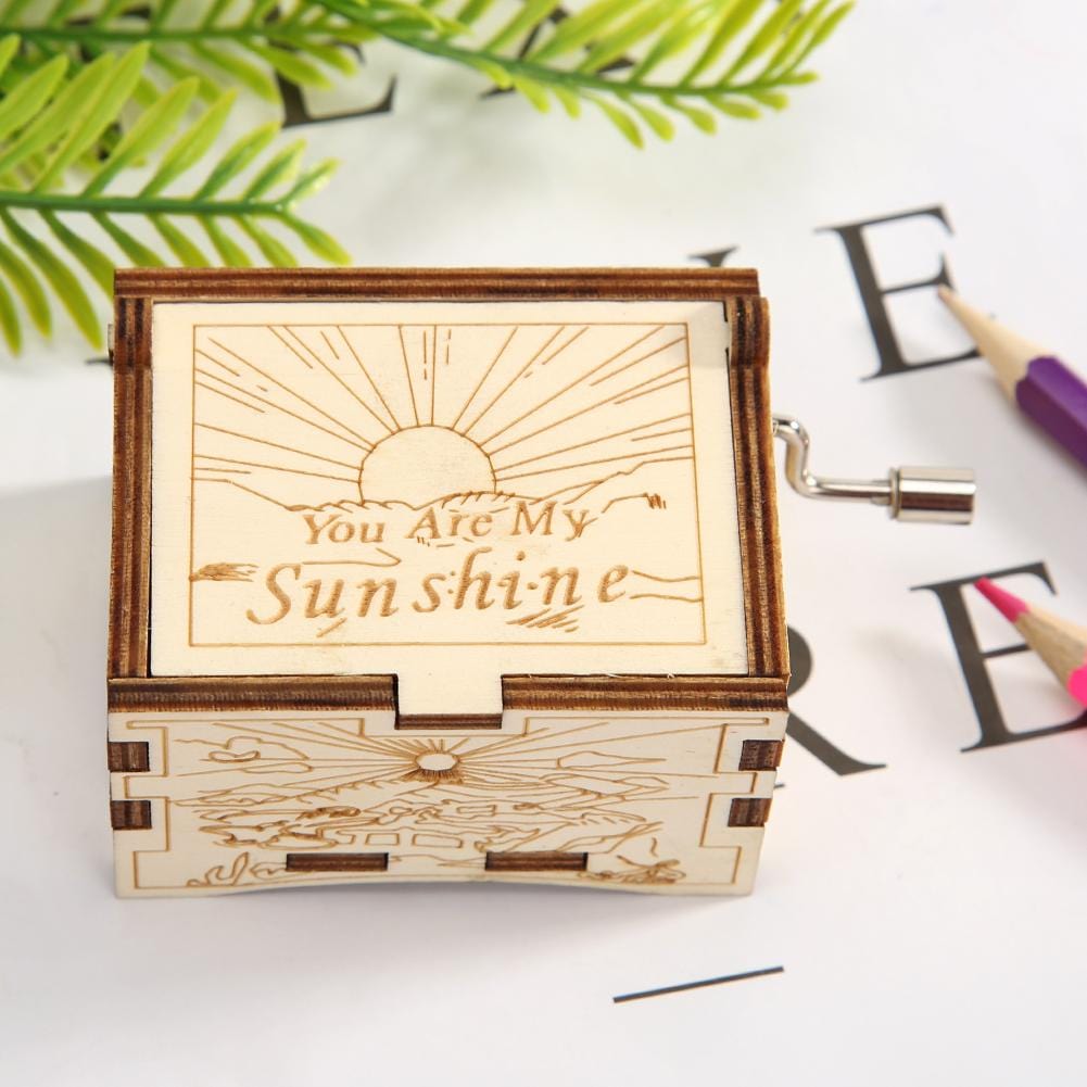 You Are My Sunshine Birch Music Box