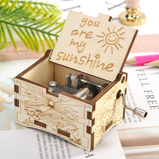 You Are My Sunshine Birch Music Box