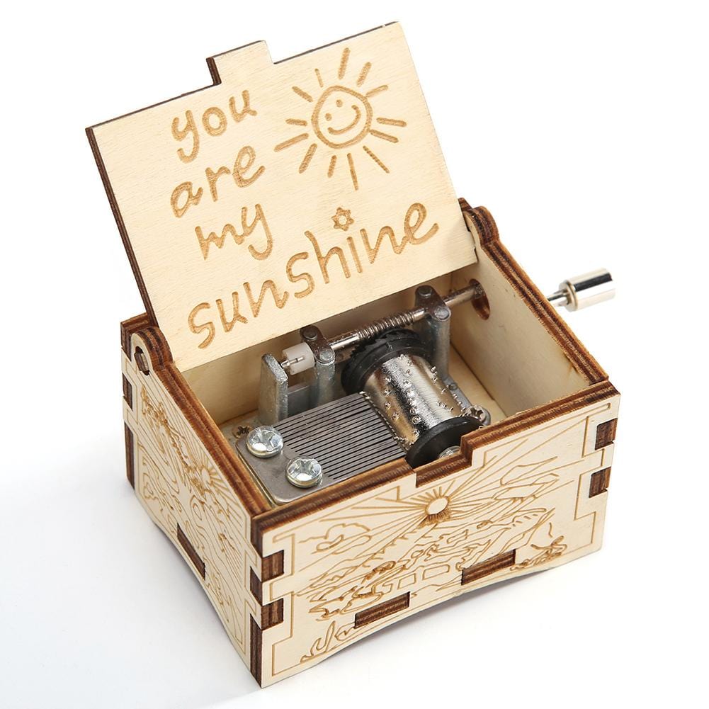 You Are My Sunshine Birch Music Box