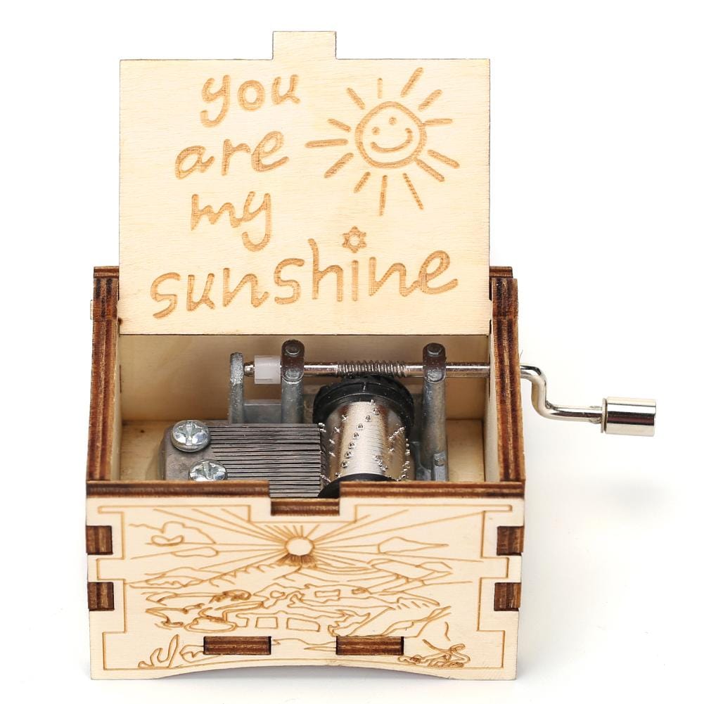 You Are My Sunshine Birch Music Box