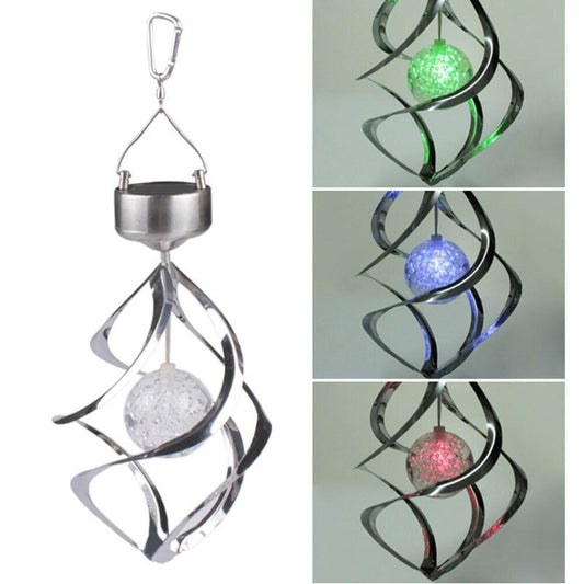 AGPtEK Solar Power LED Color Changing Wind Chime For Outdoor Garden Courtyard __stock:50 Low stock refund_fee:1200 String & Fairy Lights Warranty