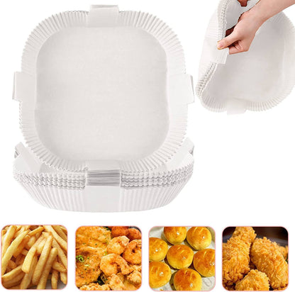 100-Pack: Air Fryer Disposable Paper Liners White __stock:200 Kitchen & Dining refund_fee:1200