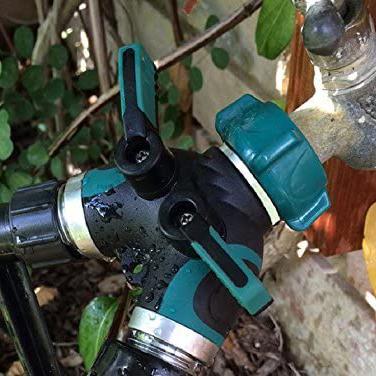 All Metal Body Garden Hose Splitter Garden & Patio refund_fee:800