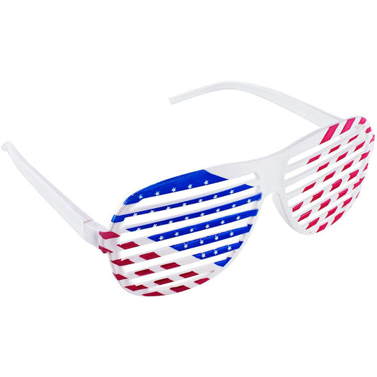 American Flag Sunshade Sunglasses __stock:200 Holiday Decor & Apparel refund_fee:800