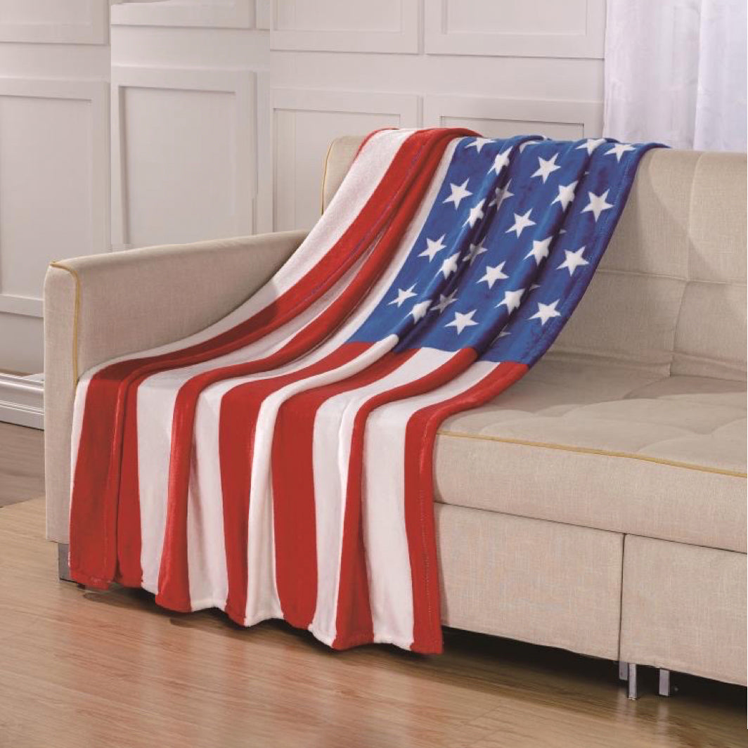 American Flag Ultra-Lush Oversized Throw Blanket __label2:BOGO 30% OFF __stock:500 Bedding refund_fee:1200