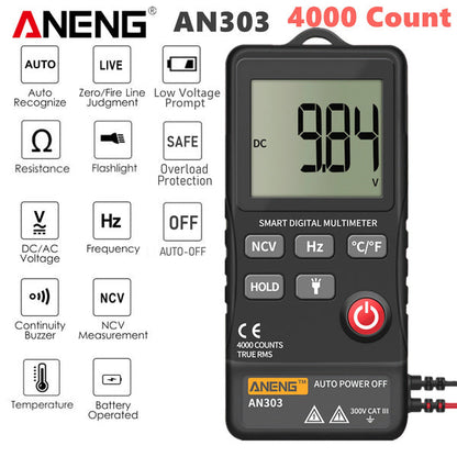 ANENG 4.7-Inch LCD Display 6000 Count AC/DC Digital Multimeter __stock:200 Home Improvement refund_fee:1200 Warranty