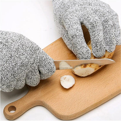 Anti-Cut Gloves 5 Grade Safety Cut Proof Stab Resistant Stainless Steel __stock:500 Home Improvement refund_fee:800