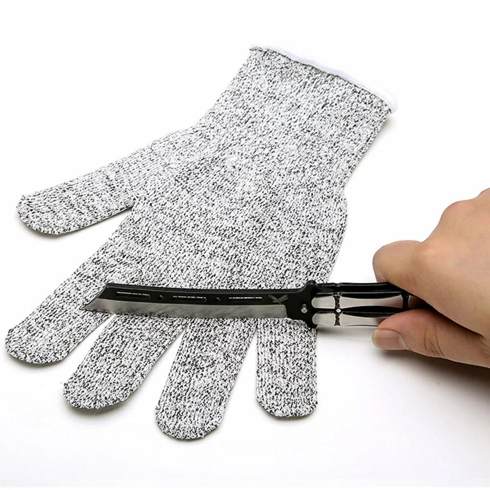 Anti-Cut Gloves 5 Grade Safety Cut Proof Stab Resistant Stainless Steel __stock:500 Home Improvement refund_fee:800