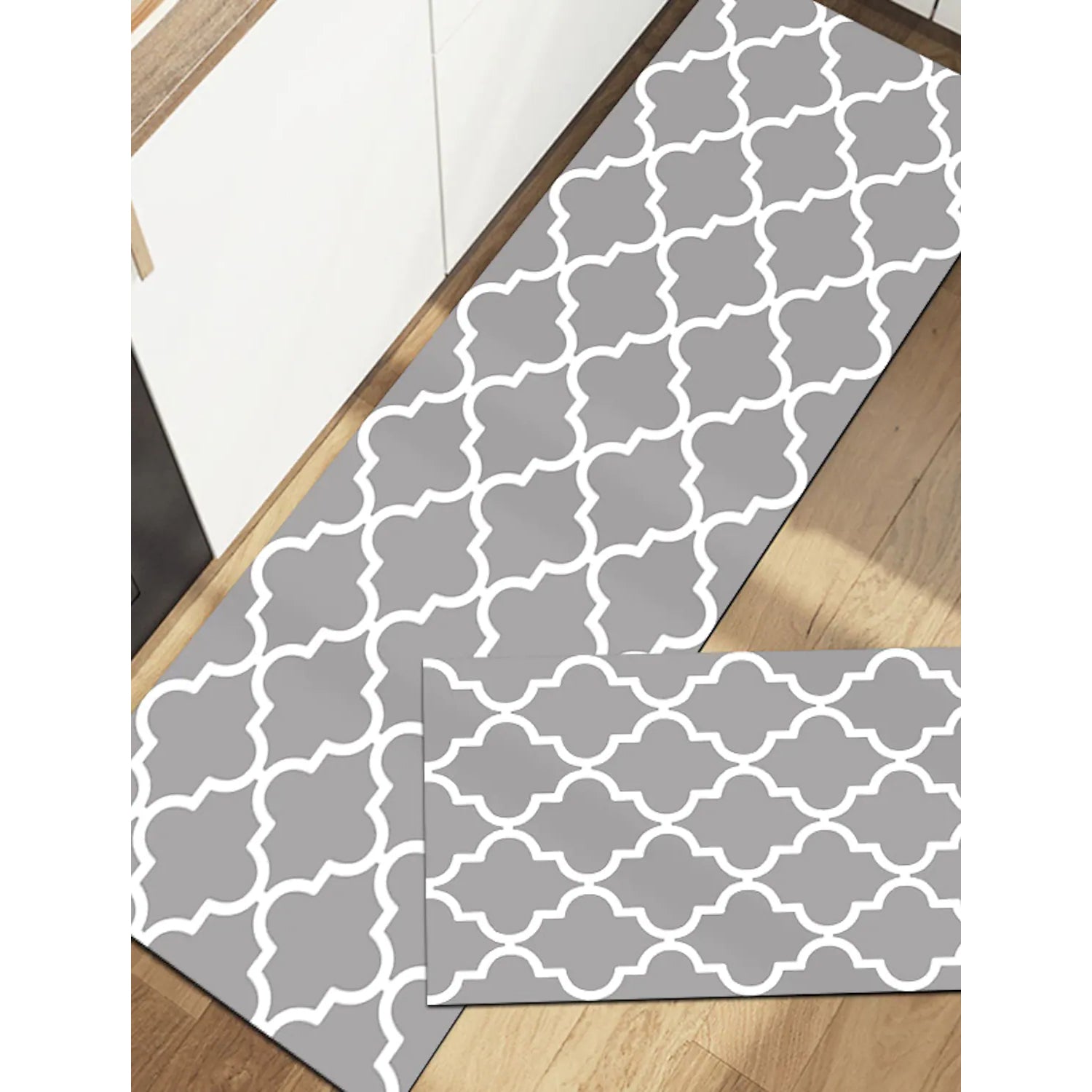 Anti-Slip Waterproof Kitchen Mat Carpet Gray __stock:200 Kitchen & Dining refund_fee:1200