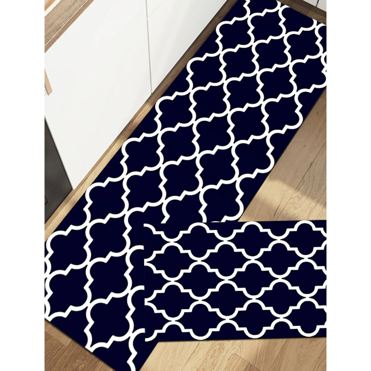 Anti-Slip Waterproof Kitchen Mat Carpet Navy __stock:200 Kitchen & Dining refund_fee:1200