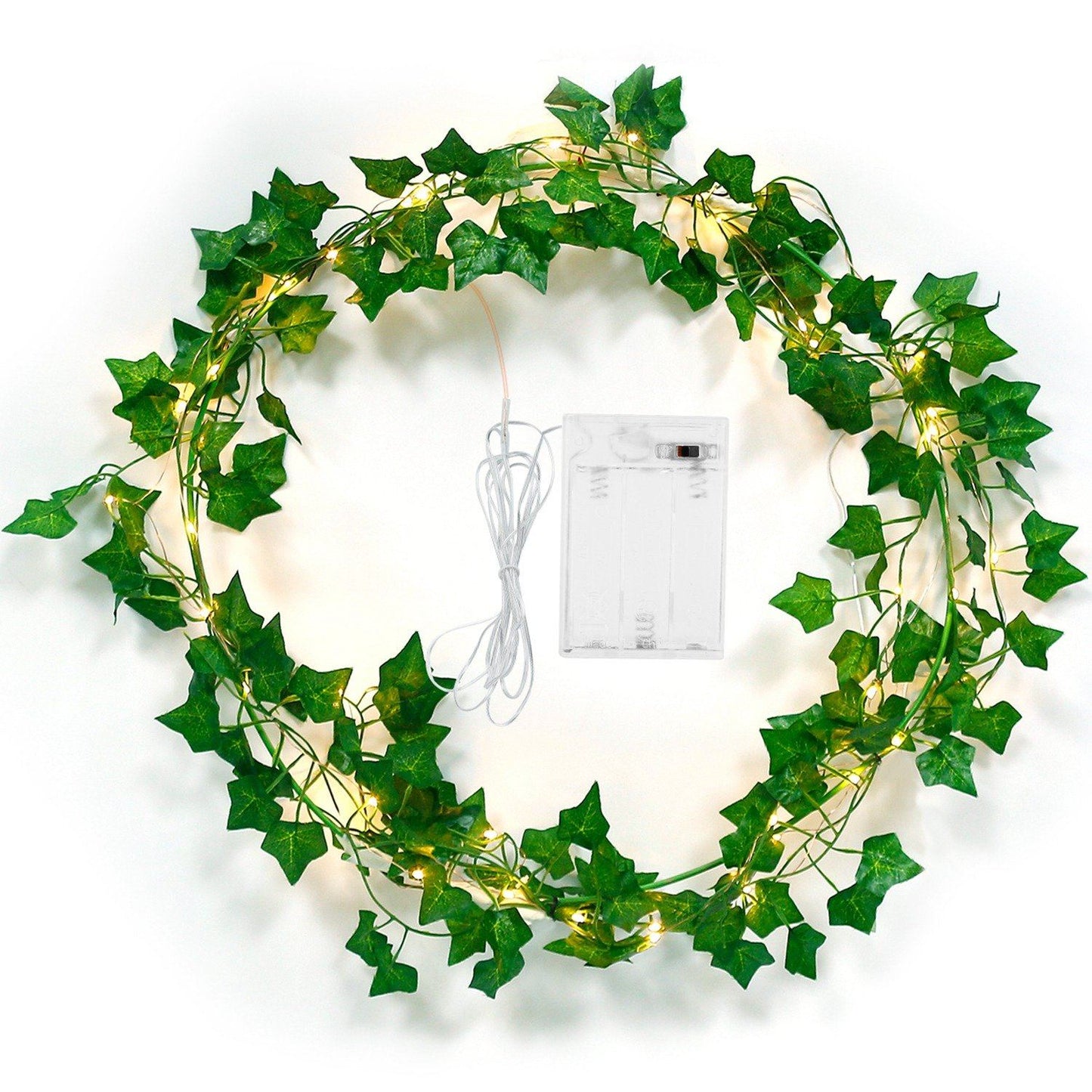 Artificial Ivy Leaves String Lights Battery Powered __stock:50 Low stock Outdoor Lighting refund_fee:800 Warranty