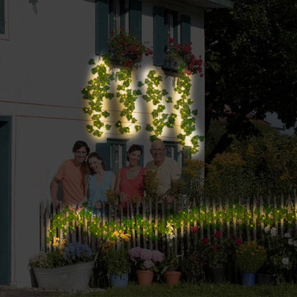 Artificial Ivy Leaves String Lights __stock:50 Low stock Outdoor Lighting refund_fee:800 Warranty