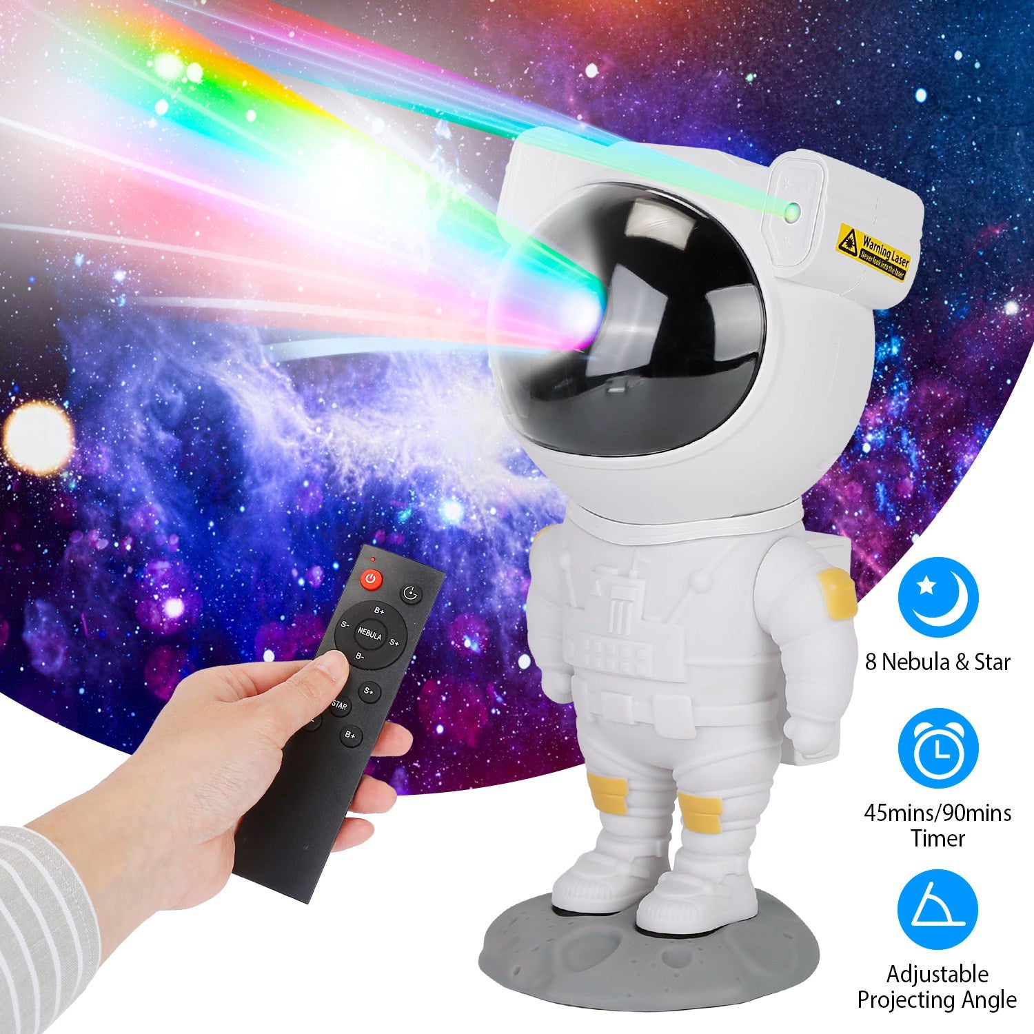 Astronaut Star Projector Light with Remote Control __stock:50 Indoor Lighting Low stock refund_fee:1800 Warranty