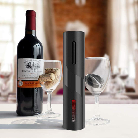 Automatic Electric Wine Bottle Corkscrew Opener Kitchen & Dining refund_fee:1200 Warranty