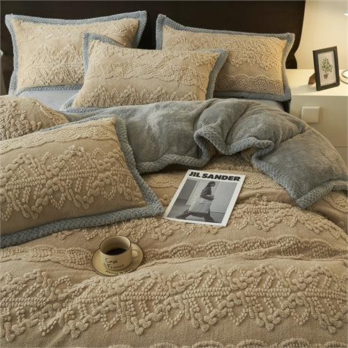 Warm Milk Velvet Duvet Cover