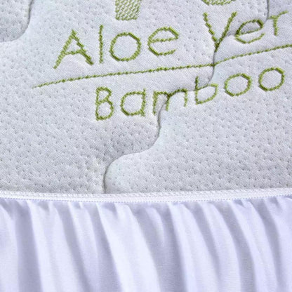 Bamboo Aloe Vera Hypoallergenic Quilted Mattress Pad __label2:BOGO 30% OFF __stock:600 Bedding refund_fee:1200