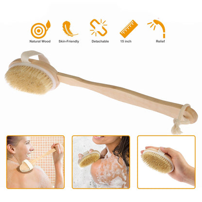 Bath Brush 15" Shower Body Back Scrubber Bath refund_fee:800