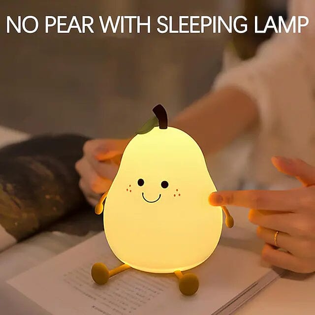 Bedroom Sleeping Bedside Tap Light LED Pear Shape Night Light __stock:200 Indoor Lighting refund_fee:1200 Warranty