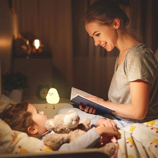 Bedroom Sleeping Bedside Tap Light LED Pear Shape Night Light __stock:200 Indoor Lighting refund_fee:1200 Warranty