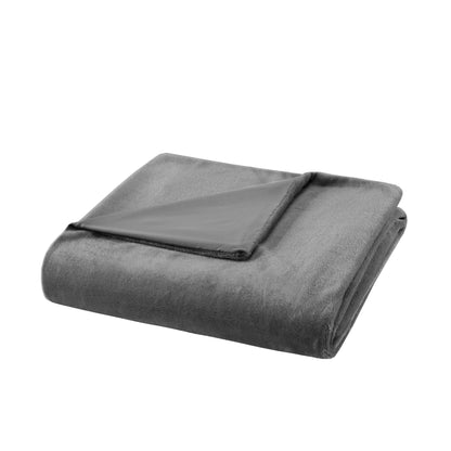 Bibb Home Weighted Blanket with Reversible Removable Cover Charcoal __label2:BOGO 30% OFF Bedding refund_fee:1800