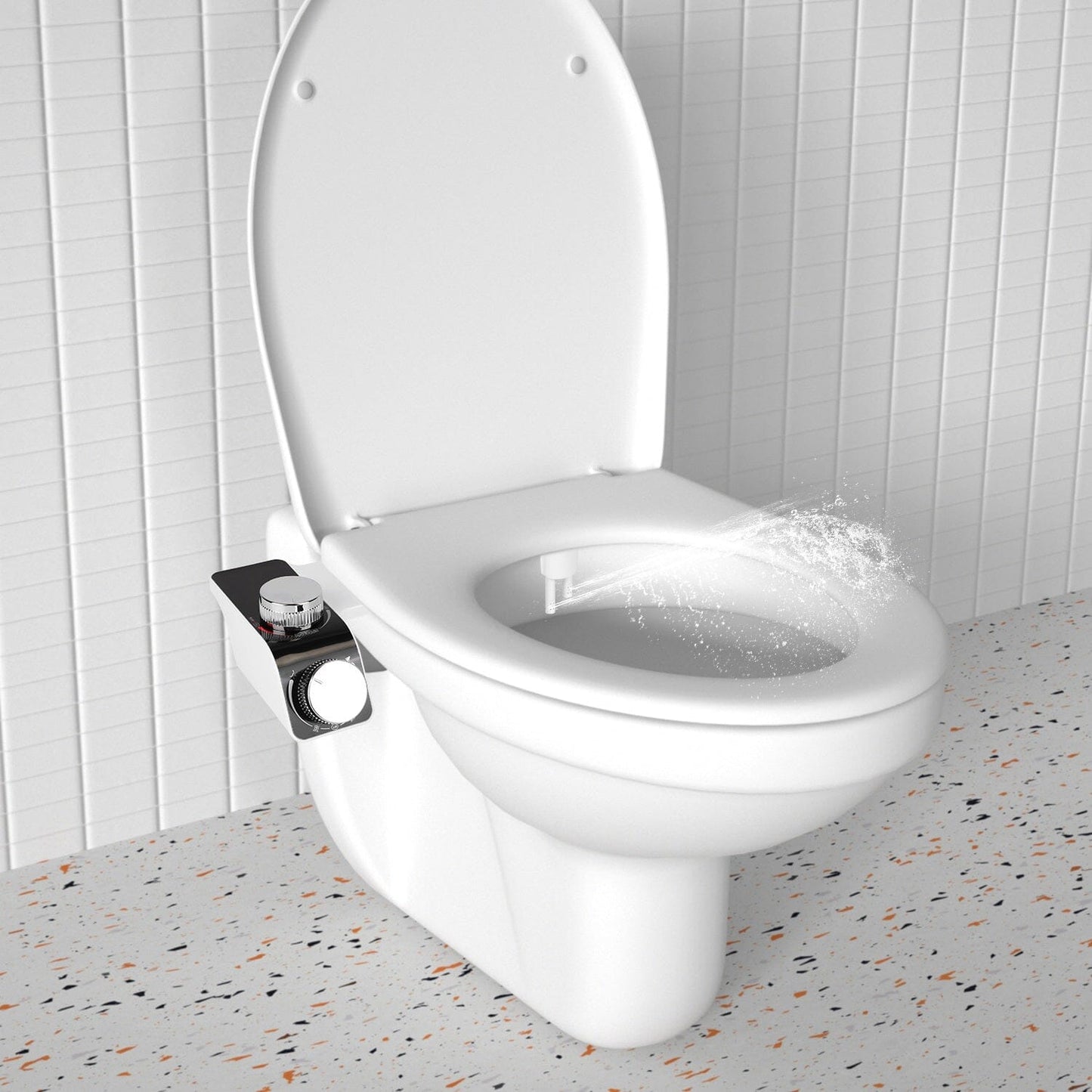 Bidet Attachment Non-Electric Fresh Water Sprayer with Self Cleaning Dual Nozzle __stock:50 Bath refund_fee:1800