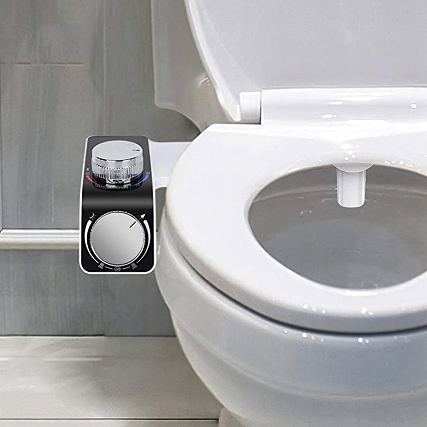 Bidet Attachment Non-Electric Fresh Water Sprayer with Self Cleaning Dual Nozzle __stock:50 Bath refund_fee:1800