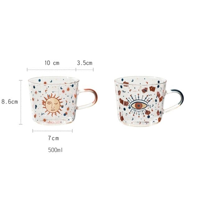 Third Eye Sun Glass Mug Set (2pcs)