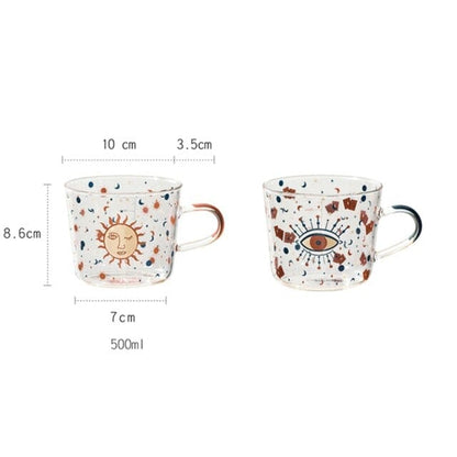 Third Eye Sun Glass Mug Set (2pcs)