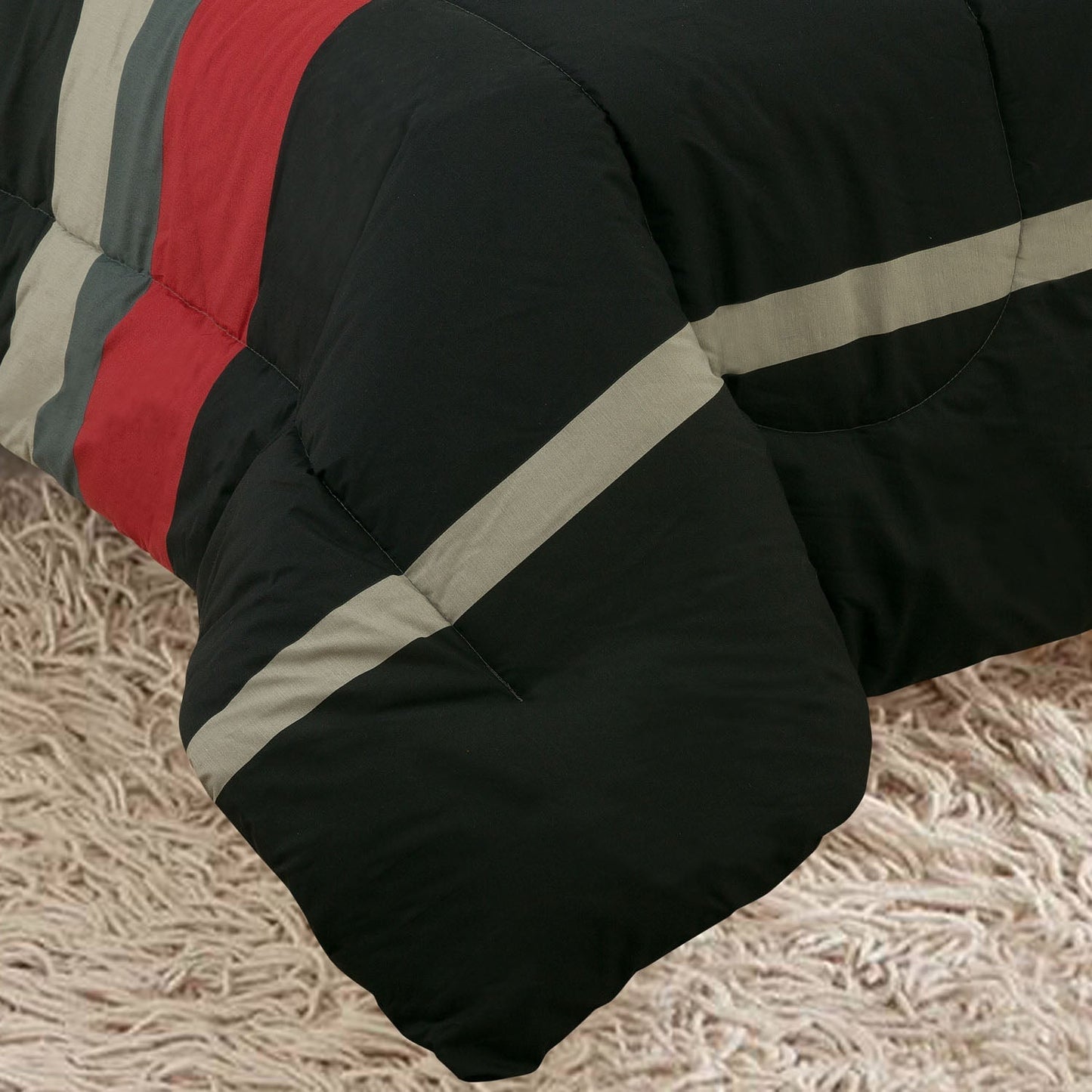 Brooklyn Flat Rugby Stripe Bed-in-a-Bag Set __label2:BOGO 30% OFF __stock:100 Bedding refund_fee:1800