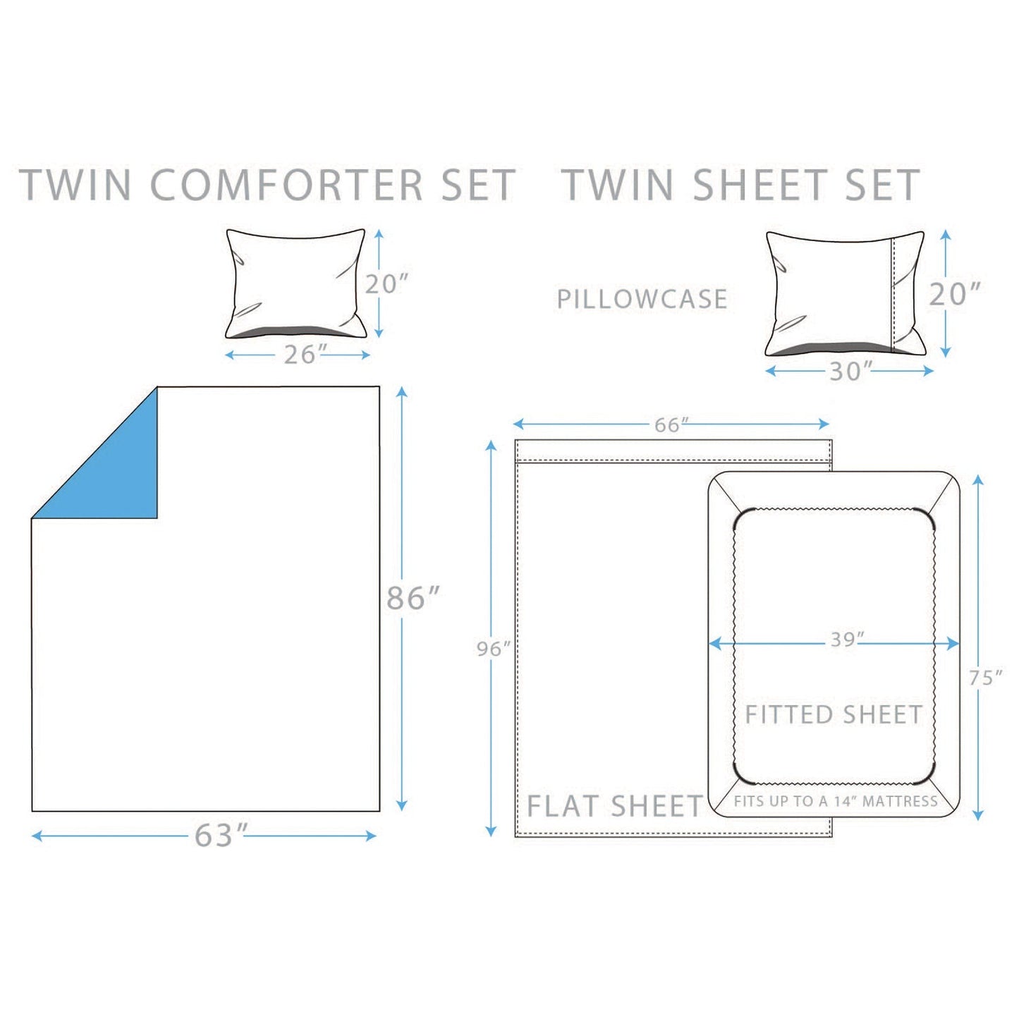 Brooklyn Flat Rugby Stripe Bed-in-a-Bag Set __label2:BOGO 30% OFF __stock:100 Bedding refund_fee:1800