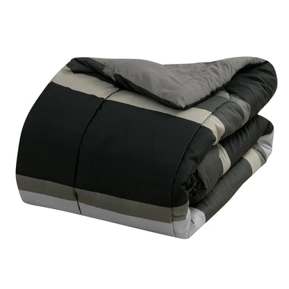 Brooklyn Flat Rugby Stripe Bed-in-a-Bag Set __label2:BOGO 30% OFF __stock:100 Bedding refund_fee:1800