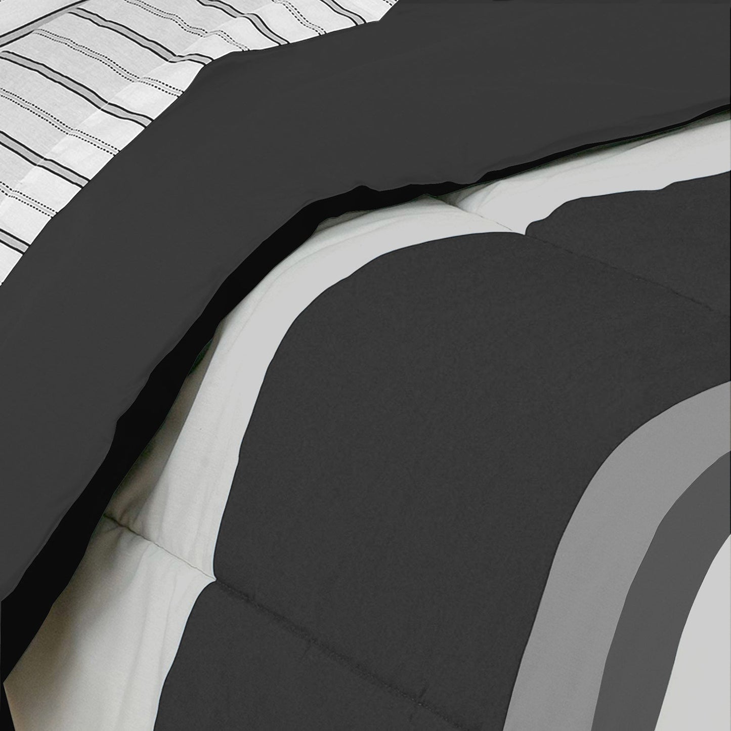 Brooklyn Flat Rugby Stripe Bed-in-a-Bag Set __label2:BOGO 30% OFF __stock:100 Bedding refund_fee:1800